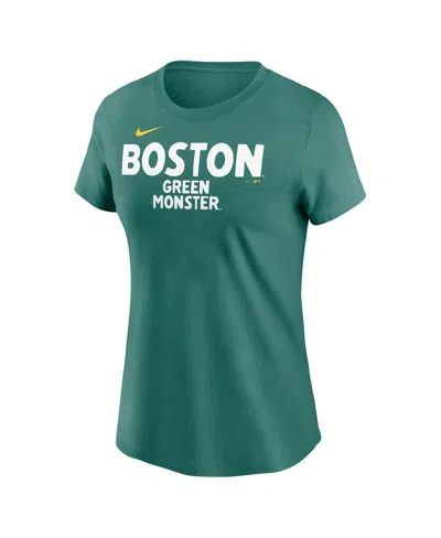 Nike Women's Green Boston Red Sox 2025 City Connect Wordmark T-shirt