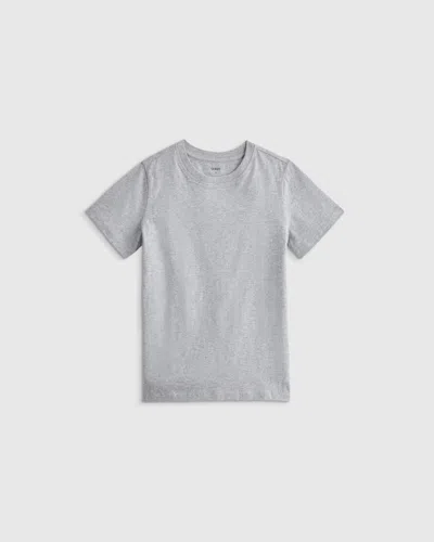 Quince Jersey Short Sleeve T-shirt In Gray