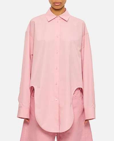 Loewe Cotton Shirt In Pink