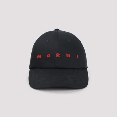 Marni Baseball Hat In Black