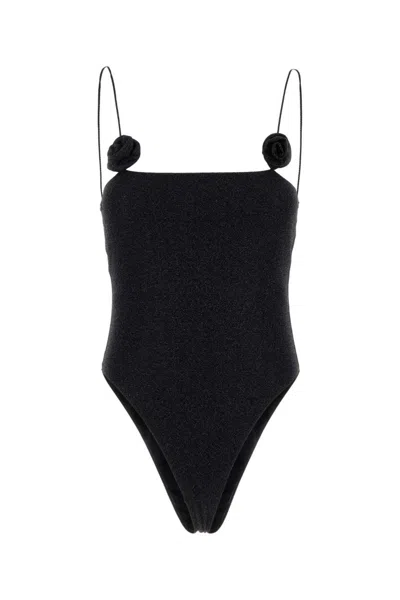 Oseree Swimsuit Knitwear Floral Embellishments