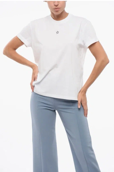 Stella Mccartney Crew Neck Star Cotton T-shirt