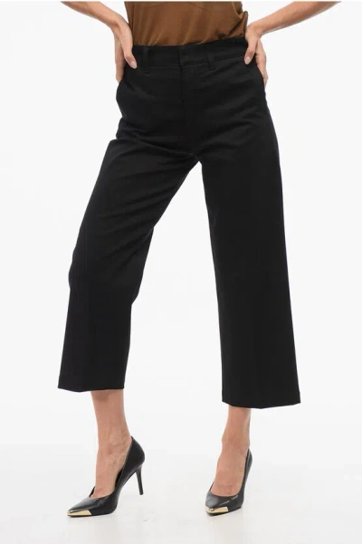 Department Five Straight Leg Stretch Cotton Pants With 2 Pockets