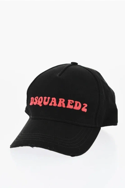 Dsquared2 Cotton Cap With Embroidery Logo