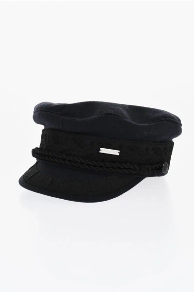 Dsquared2 Wool And Nylon Baker Boy Hat