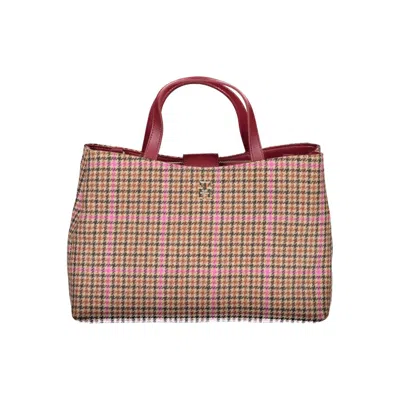 Tommy Hilfiger Red Cotton Handbag