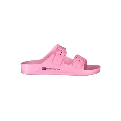 Norway 1963 Pink Plastic Women Sandal In Pink