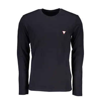 Guess Jeans Black Cotton T-shirt In Black