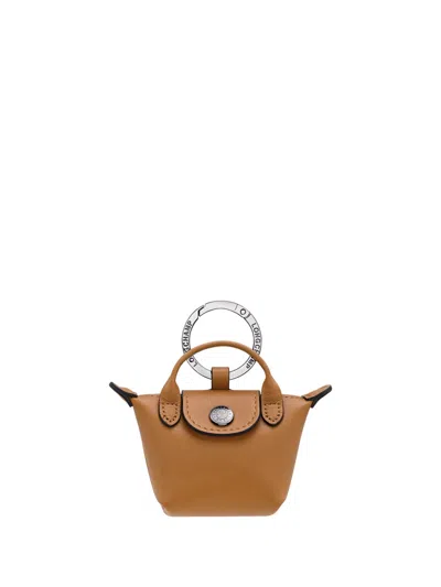 Longchamp Le Pliage Xtra Leather Airpod Bag Charm