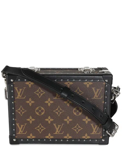 Pre-owned Louis Vuitton Brown Coated Canvas Clutch Box (authentic Pre-loved)