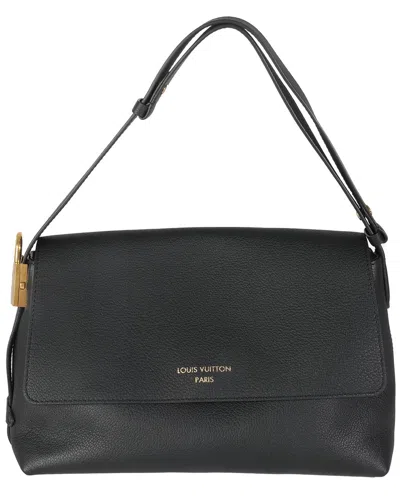 Pre-owned Louis Vuitton Black Leather Low Key Messenger (authentic Pre-loved)