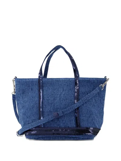 Vanessa Bruno Cabas Sequin-embellished Linen Tote Bag