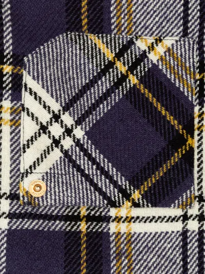 Versace Checked Shirt In Multi