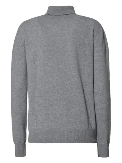 Jil Sander Turtleneck Sweater In Gray