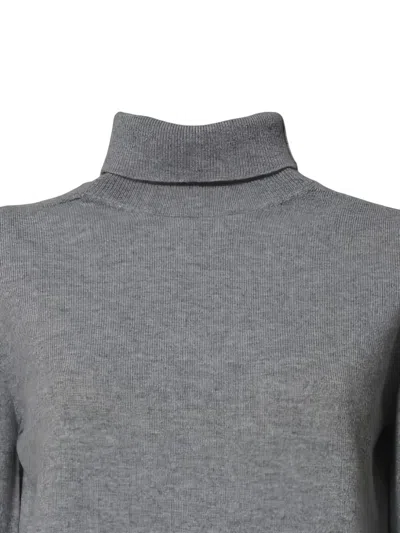 Jil Sander Turtleneck Sweater In Gray
