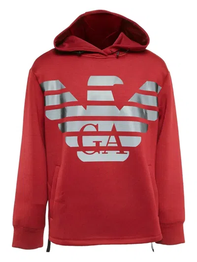 Pre-owned Emporio Armani Logo-print Hoodie