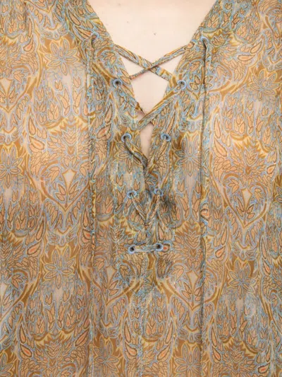 Zadig & Voltaire Tamela Lace-up Blouse