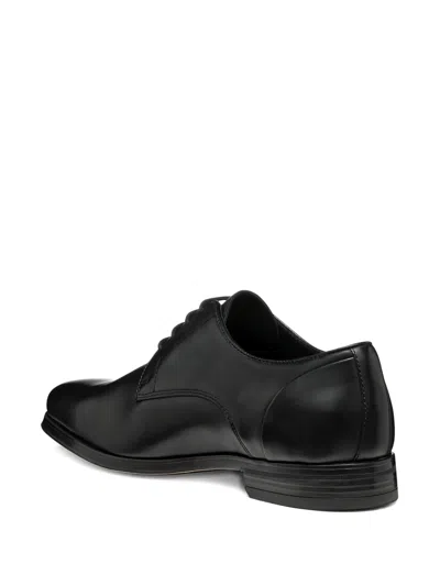 Geox Rezzonico Derby Shoes In Black