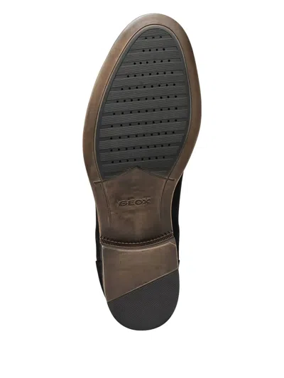 Geox Rezzonico Derby Shoes In Black
