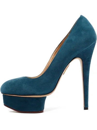 Pre-owned Charlotte Olympia  130mm Dolly Platform Pumps