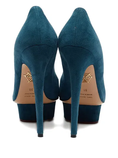 Pre-owned Charlotte Olympia  130mm Dolly Platform Pumps