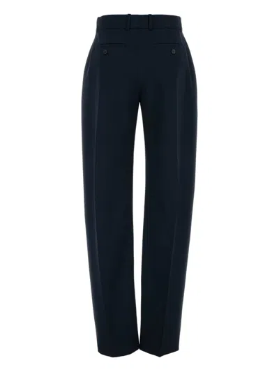 Alexander Mcqueen Navy Blue Wool Pant