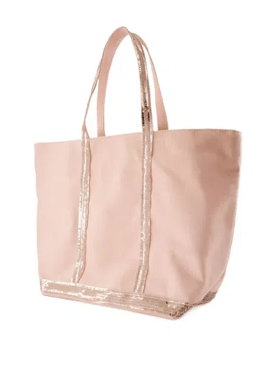Vanessa Bruno Large Cabas Sequin-trimmed Tote Bag