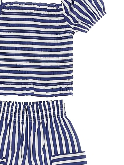 Polo Ralph Lauren Striped Trouser Set In Blue