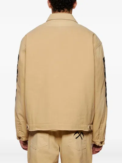 Warren Lotas Garage Printed Work Canvas Jacket