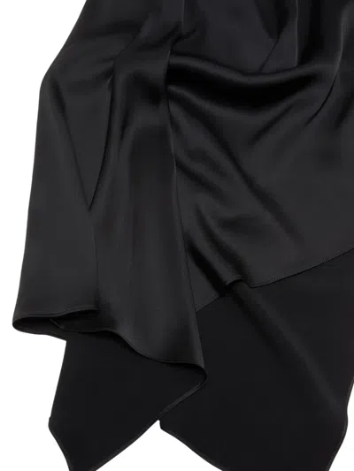 Acne Studios Draped Fringed Midi Dress