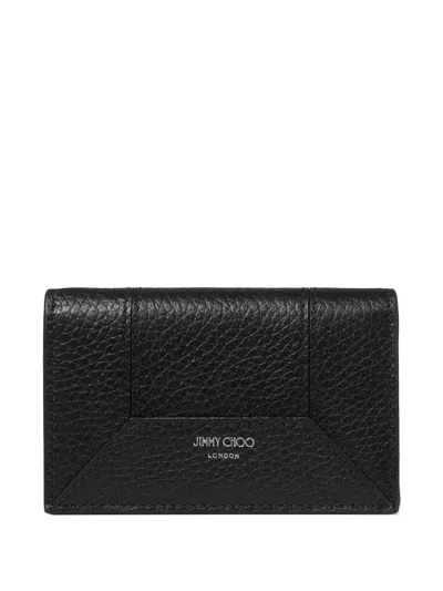 Jimmy Choo Medium Nello Wallet In Black