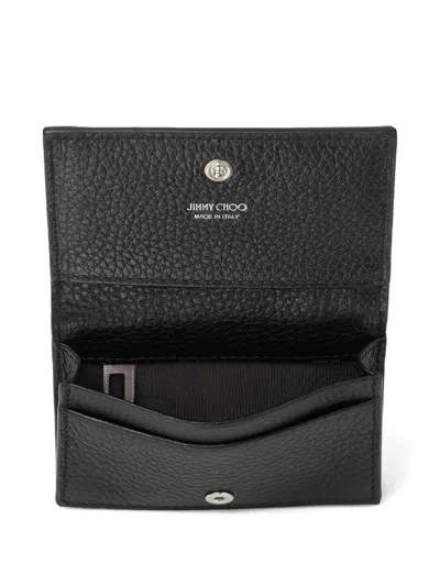 Jimmy Choo Medium Nello Wallet In Black