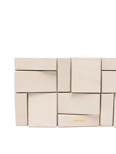 Cult Gaia Galleria Geometric-block Clutch Bag