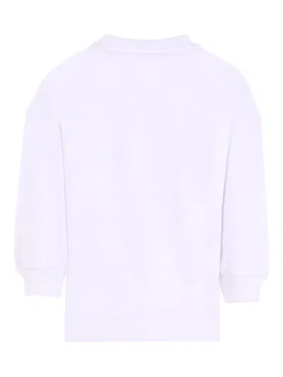Balmain Rhinestone-embellished Sweatshirt In White