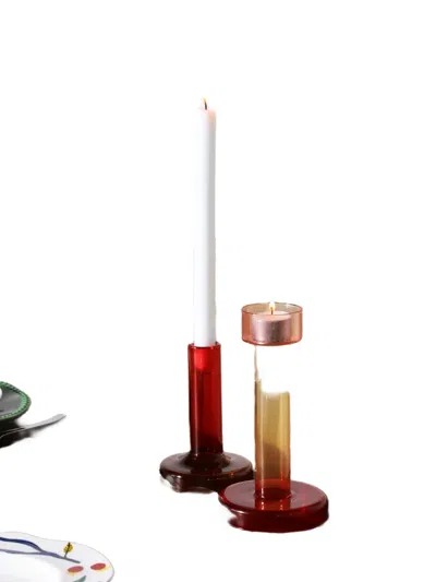 &k Amsterdam Bole Candle Holder In Multi