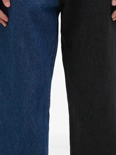 Aries Embroidered-logo Jeans In Multi