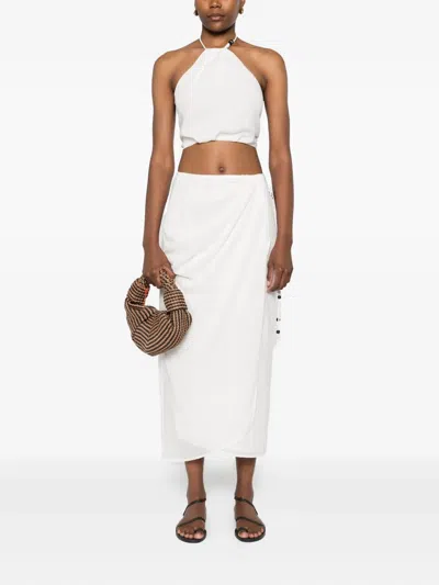 Sir Azura Midi Skirt In White