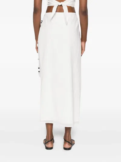 Sir Azura Midi Skirt In White