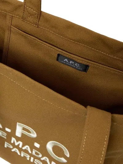 Apc A.p.c. Lou Rue Madame Tote Bags In Brown