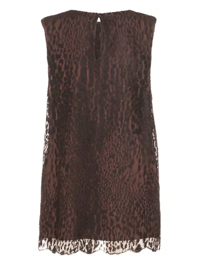 Tom Ford Sleeves And Animal Print Top