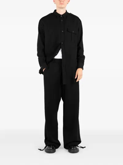 Société Anonyme Drawstring-cuffs Trousers In Black