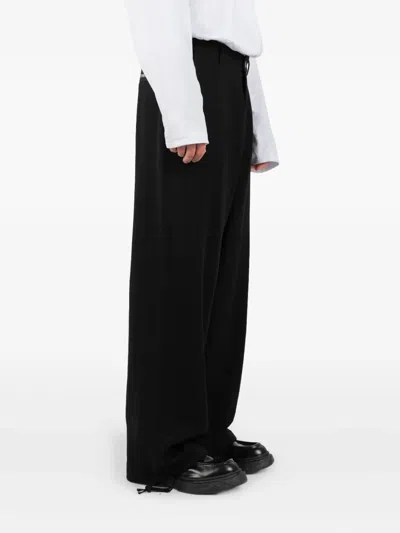 Société Anonyme Drawstring-cuffs Trousers In Black