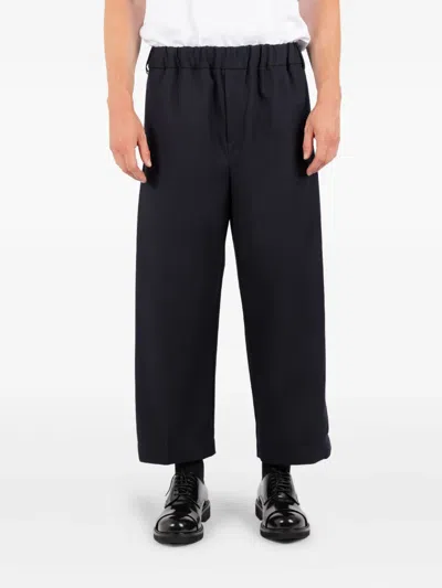 Société Anonyme Chiba Elastic-waist Trousers In Black