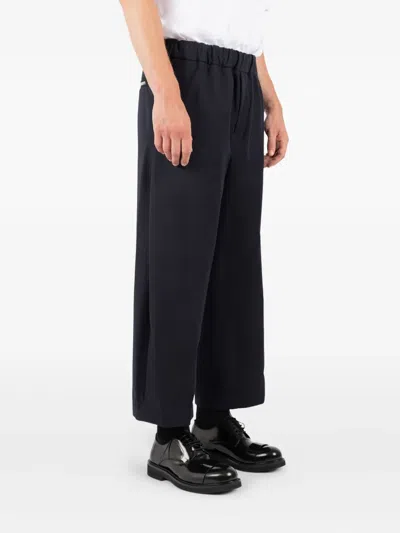 Société Anonyme Chiba Elastic-waist Trousers In Black