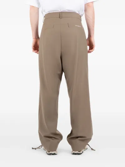 Société Anonyme Drawstring-cuff Trousers In Brown