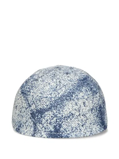 Borsalino Timothee Denim-effect Baseball Cap In Blue