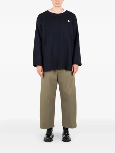 Société Anonyme Logo-patch Wide-sleeve Sweater In Black