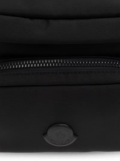 Moncler Rounded Black Belt Bag With Minimalist Design