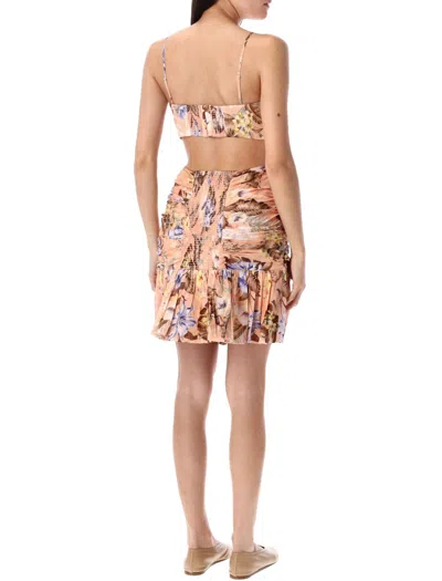Zimmermann Coco Printed Cotton Mini Dress