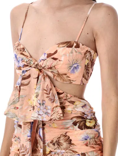Zimmermann Coco Printed Cotton Mini Dress